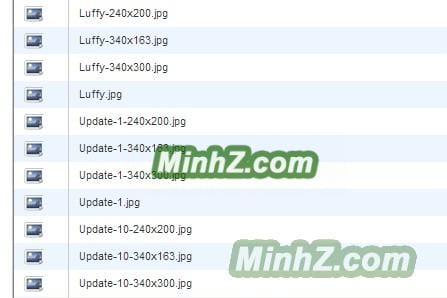 Các bản sao thu nhỏ của ảnh