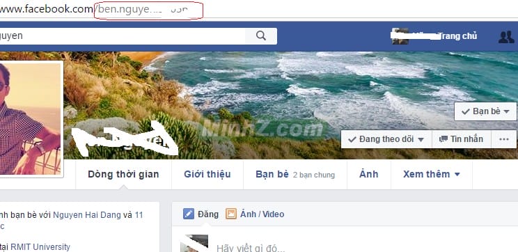 tìm username facebook dựa trên profile cá nhân