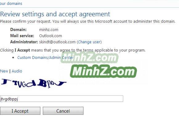 Windows Live Admin Center 4