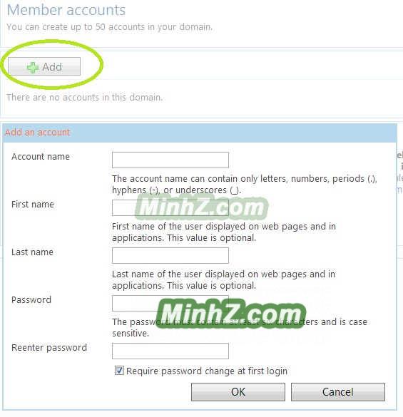 Tạo email theo tên miền với Microsoft OutLook