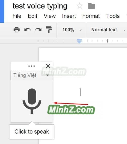 Gõ tiếng việt bằng giọng nói